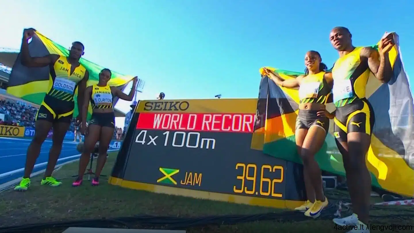 jamaica 4x100mix, NBC Olympics - 4Active Centras